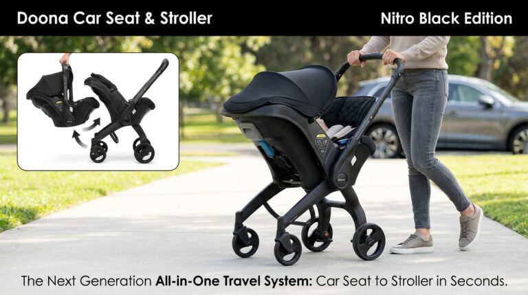 Doona Car Seat & Stroller, Nitro Black – All-in-One Travel System: A Comprehensive Guide